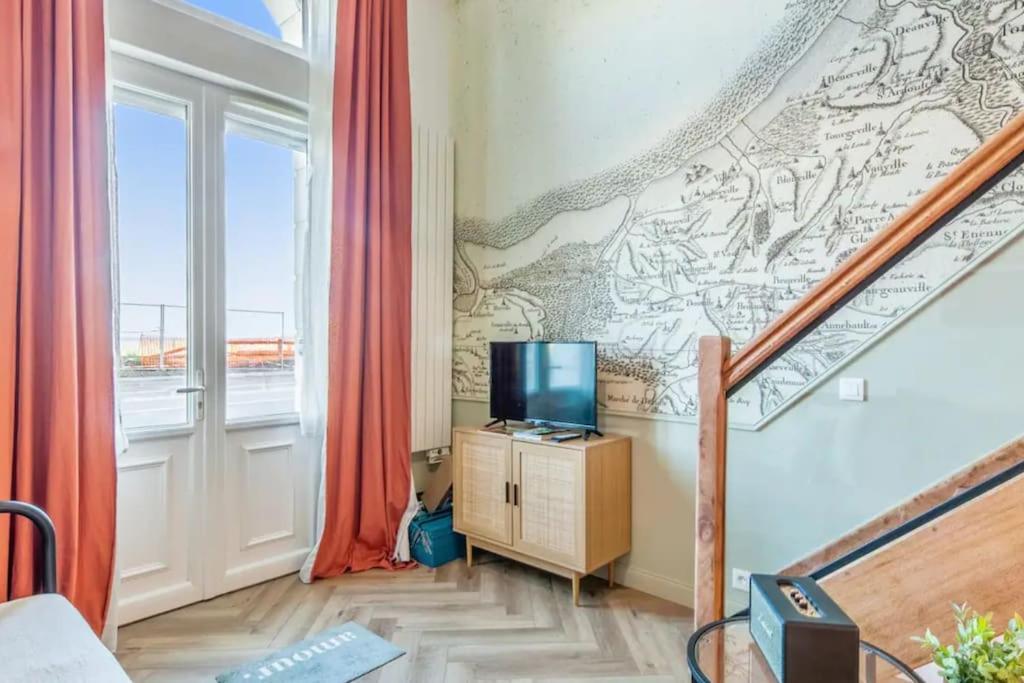 Juste La Plage - Studio Classe 3 Etoiles - Face A La Mer Houlgate Luaran gambar